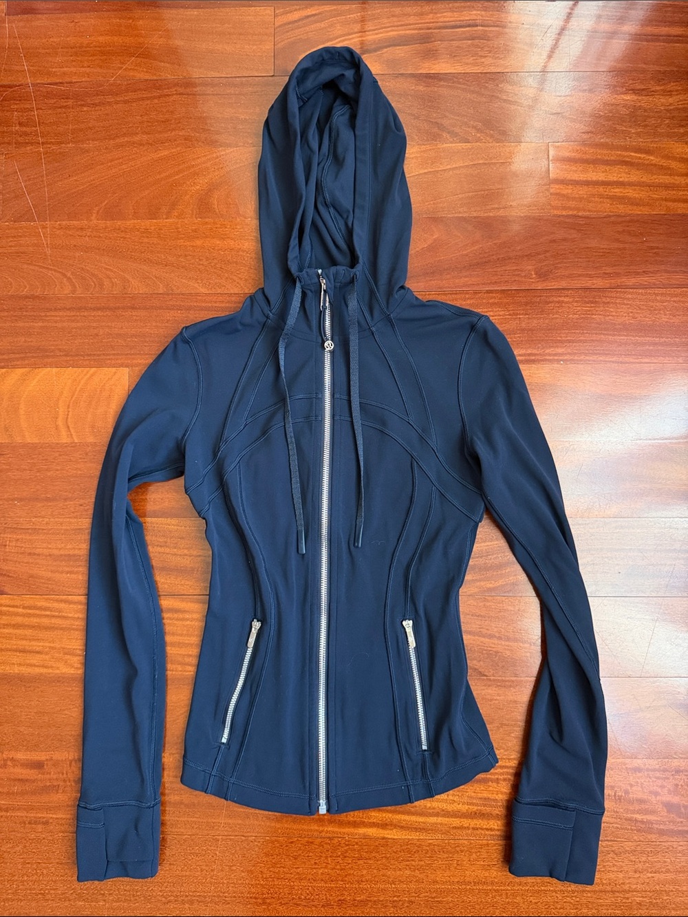 lululemon athletica Navy Hooded Zip-Up Jacket
